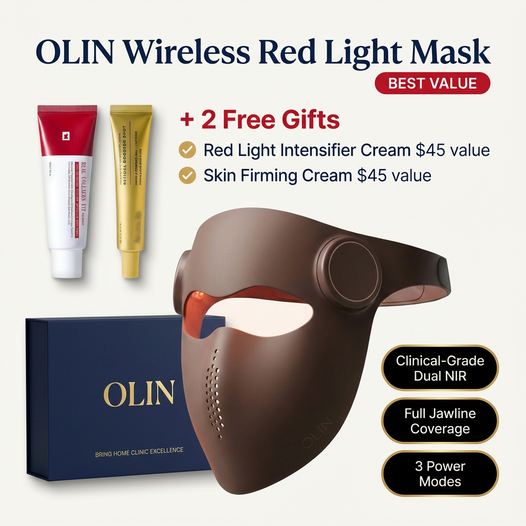 OLIN Wireless Red Light Mask — Limited Time Offer