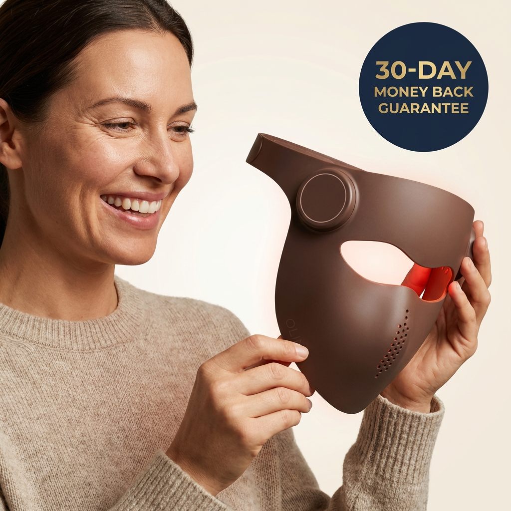 OLIN Wireless Red Light Mask with 30-day money back guarantee